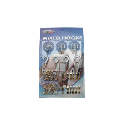 3PC 45加筋吸盤+4PC1”塑料杯鉤+20PC1”杯鉤+10PC小鉤子